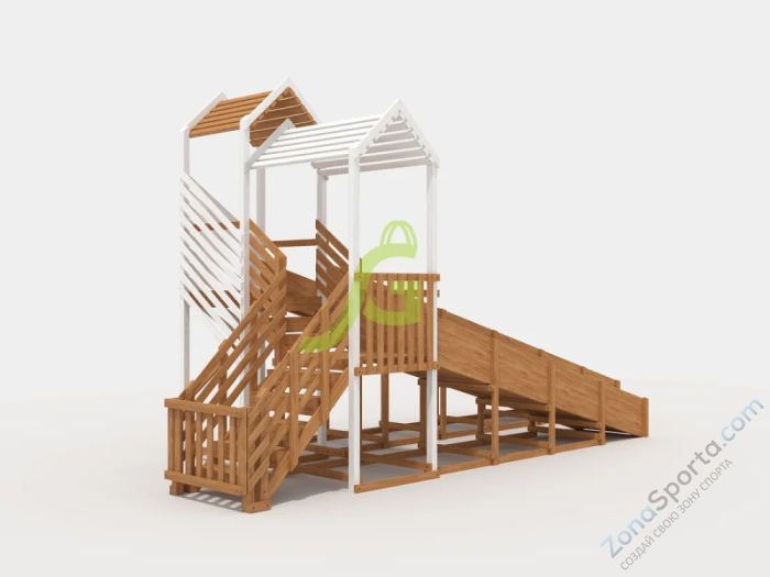 Зимняя горка IgraGrad Snow Fox скат 8 и 5 м мод.1