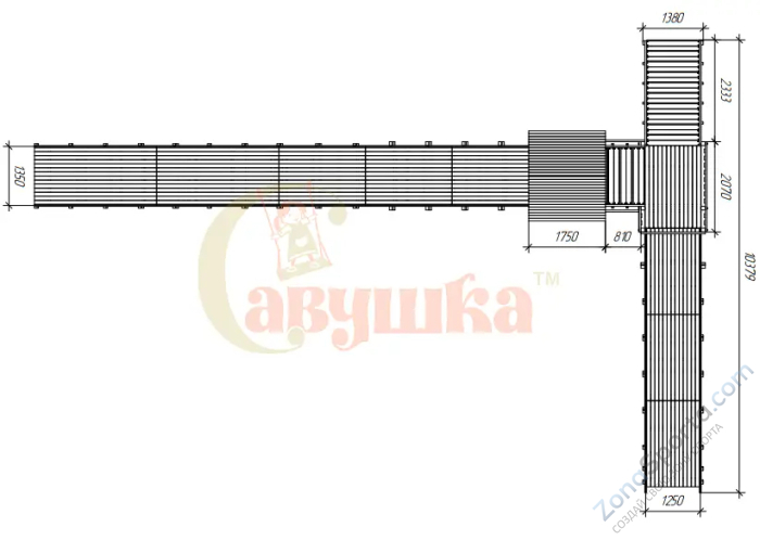 Зимняя горка Савушка Зима 10