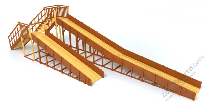 Зимняя горка Савушка Зима 9