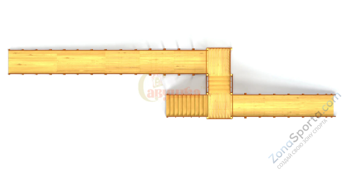 Зимняя горка Савушка Зима 9/1