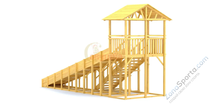 Зимняя горка Савушка Зима Wood 6/1