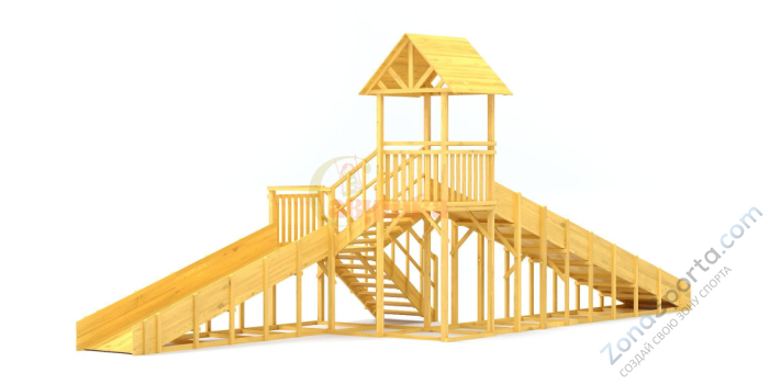 Зимняя горка Савушка Зима Wood 7/3