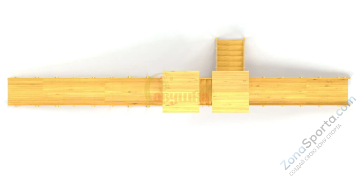 Зимняя горка Савушка Зима Wood 7/4